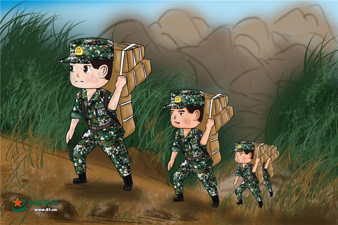 我和军队的不解之缘丨漫画:我是扫雷兵