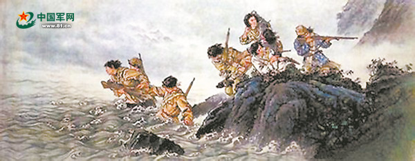 《八女投江(油画)