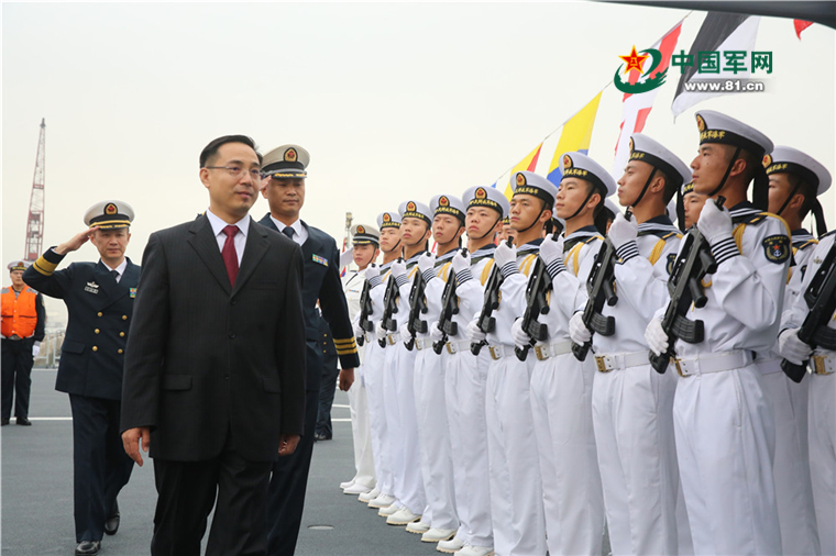 中国海军戚继光舰抵达葡萄牙并展开友好访问