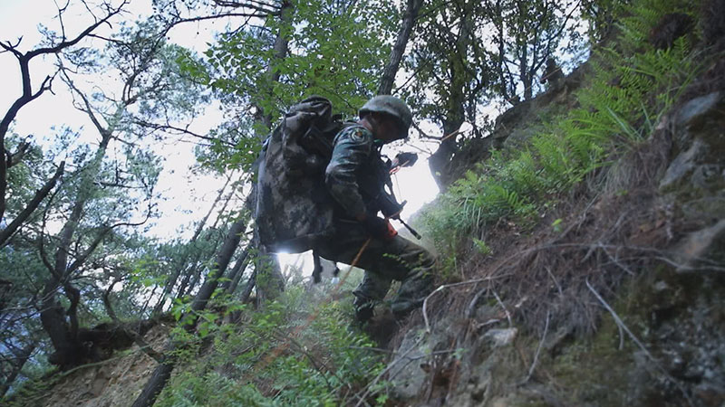 下断崖、过沼泽 兵哥版“荒野求生”你敢挑战吗？