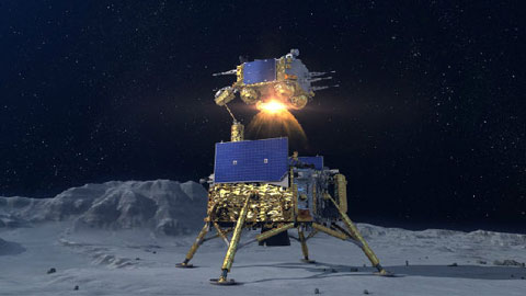 嫦娥五号上升器月面点火 成功实现我国首次地外天体起飞