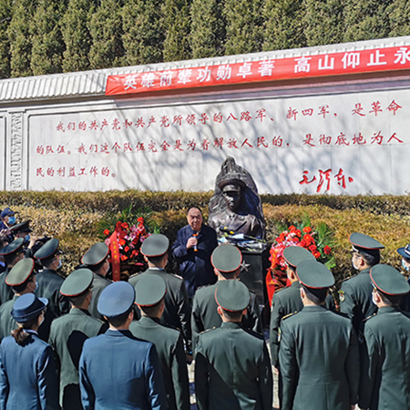 北京卫戍区朝阳第七退休干休所开展主题祭扫活动