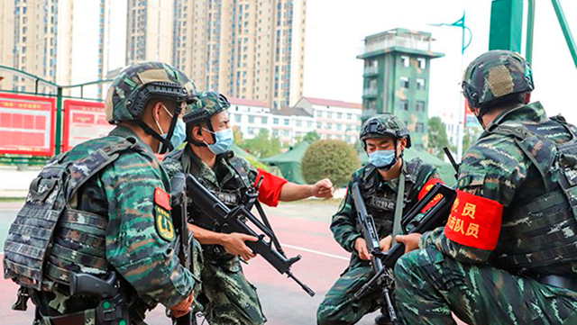 武警娄底支队强化官兵国家安全理念 激发练兵备战热情