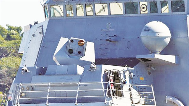 美海军舰载激光武器投入实战