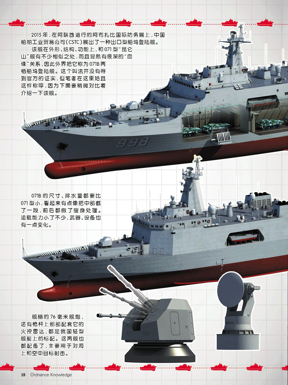 两栖先锋——071系列船坞登陆舰