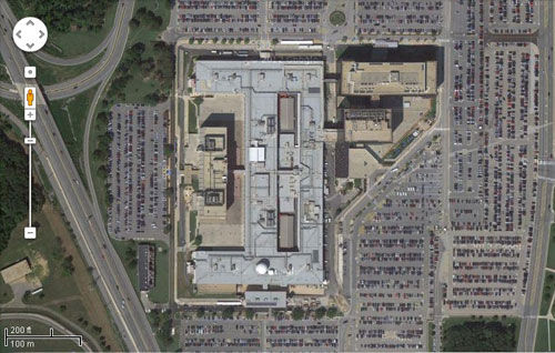 美军黑客总部所在国家安全局俯视图（国防报图片）