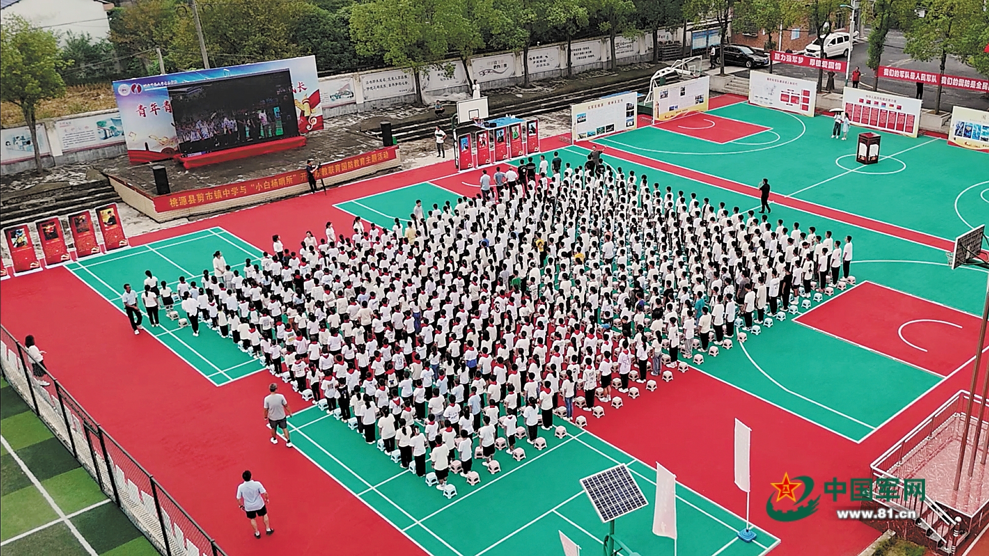 湖南省常德市中小学校与英模连队建立联教联育机制