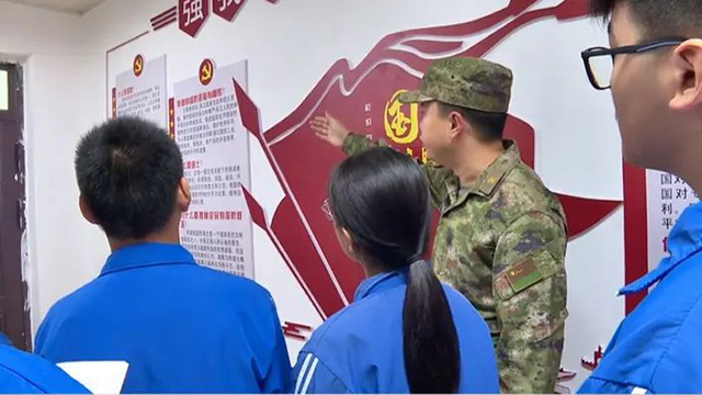 安徽省杜集区建设国防教育书屋，扎实推进国防教育进校园