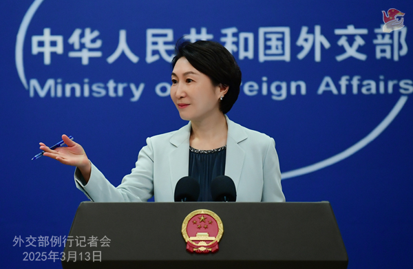 2025年3月13日外交部发言人毛宁主持例行记者会