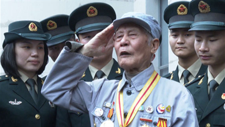 96岁的叶道清老先生这样讲述抗战故事……