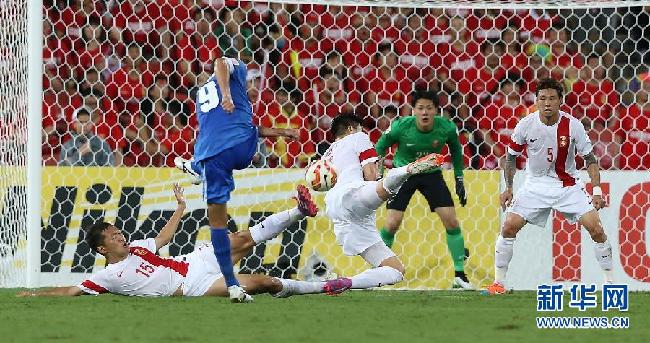 （亚洲杯）（3）足球——小组赛：中国队对阵乌兹别克斯坦队