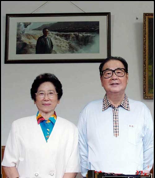 李鹏与夫人朱琳