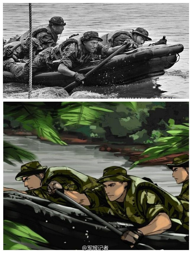 军旅漫画:中国军人也可以萌萌哒
