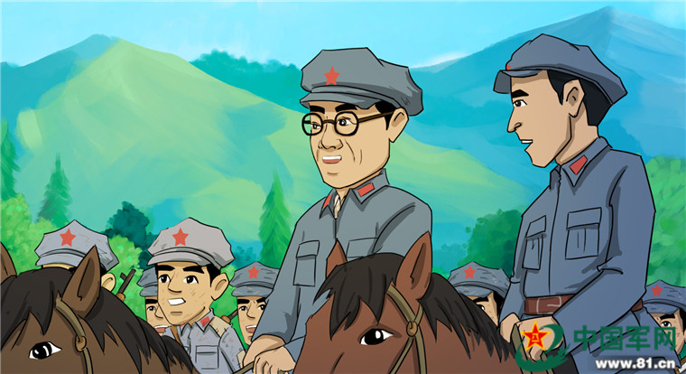 长征系列萌漫故事彝海结盟情比海深