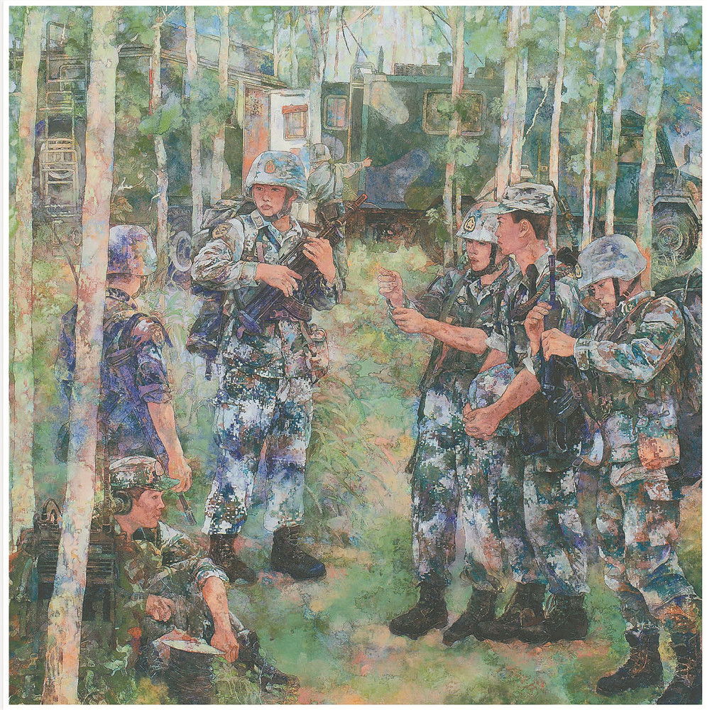 画苑:强军必兴训 实战先实训