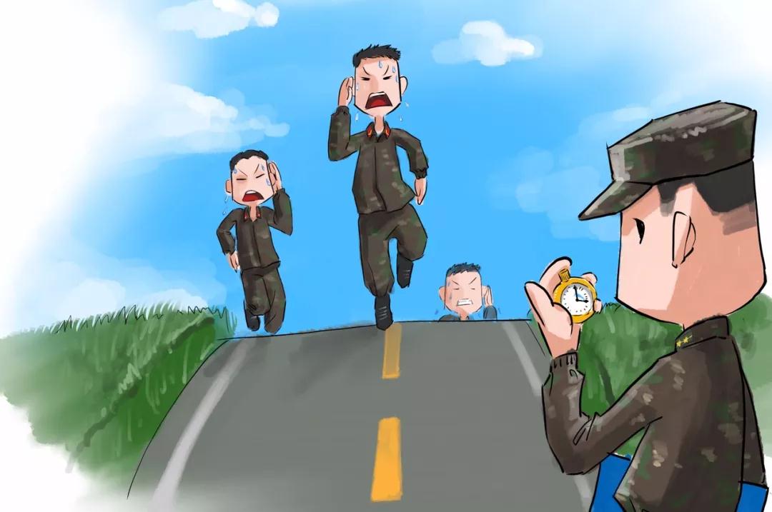 漫画丨新兵下连后的一天