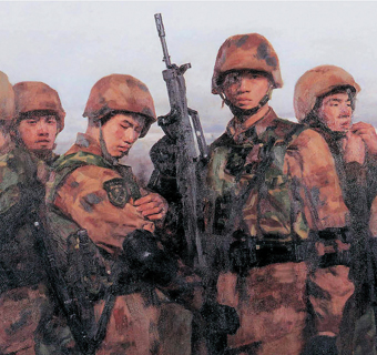 画苑:厉兵秣马 备战打仗