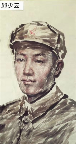 品读国画家于成松绘制的英模人物画像