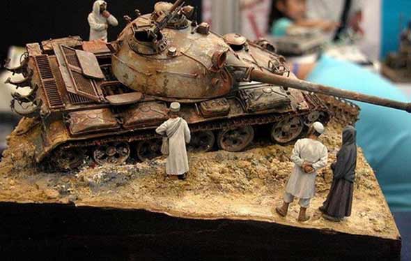 登峰造极的战争场面模型