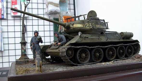 登峰造极的战争场面模型