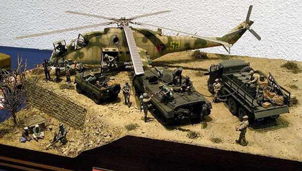 登峰造极的战争场面模型