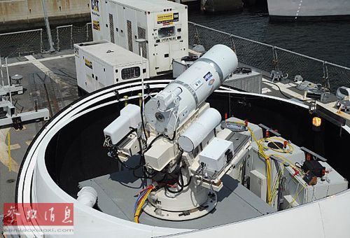 美海军的舰载激光武器资料图片