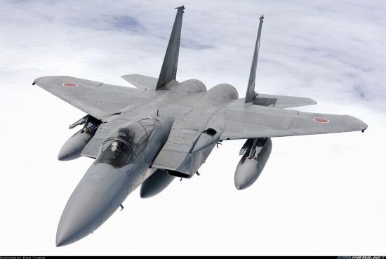 资料图:日本航空自卫队装备的F-15J战斗机