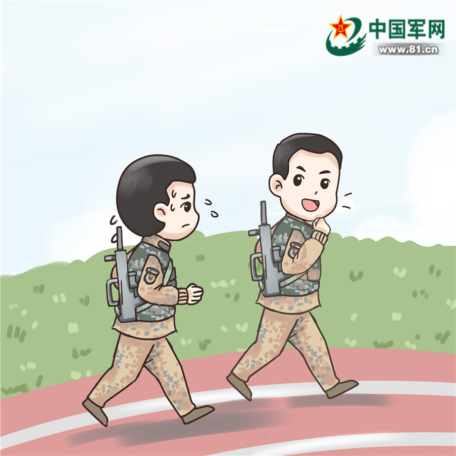 军迷部落 萌漫|练兵比武大热潮,军校学员有"画"说
