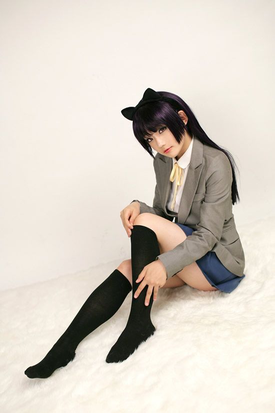 《俺妹哪有这么可爱》黑猫超萌真人cosplay