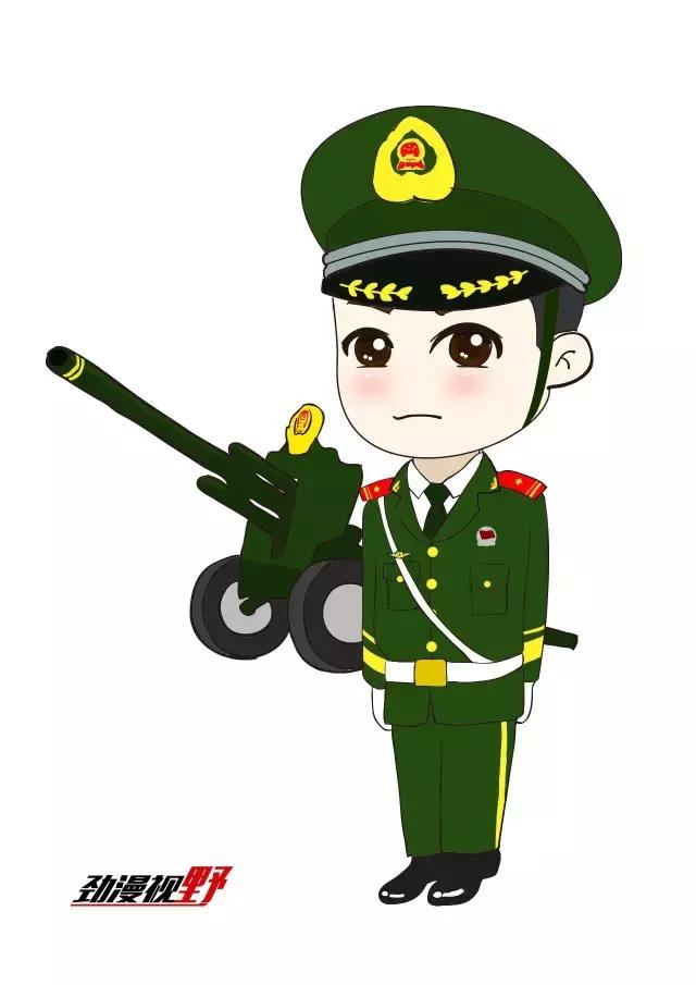 军营漫画家免费帮您订制武警元素头像!