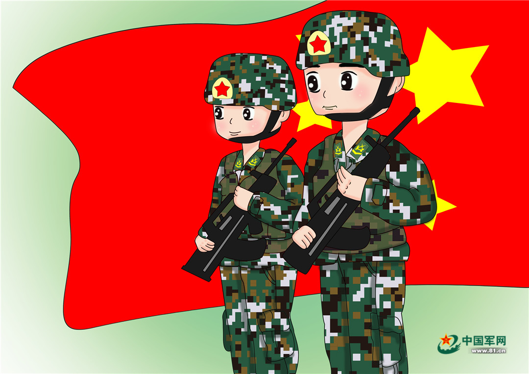 军事动漫 资讯快报 我和军队的不解之缘丨陆军战士创作43幅漫画记录