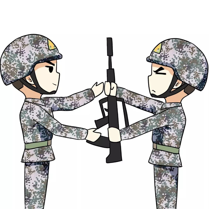 军事动漫 军歌嘹亮 兵哥哥站岗时都在想些啥?
