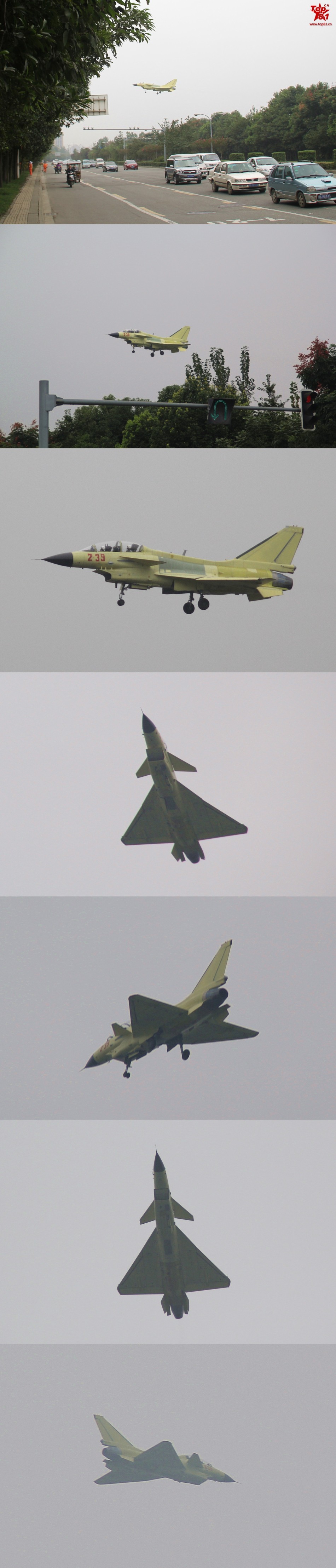 歼10A与歼10S黄皮机试飞