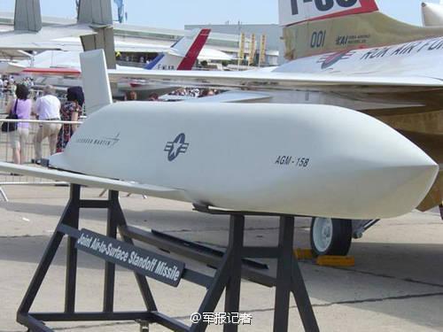 美agm158b型空对地导弹与战斧等巡航导弹类似