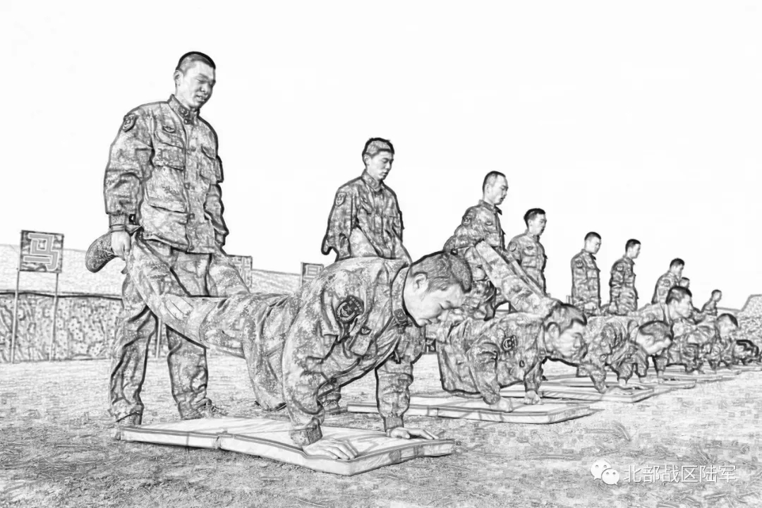 清新素描,带你欣赏维和工兵勇士的别样风采