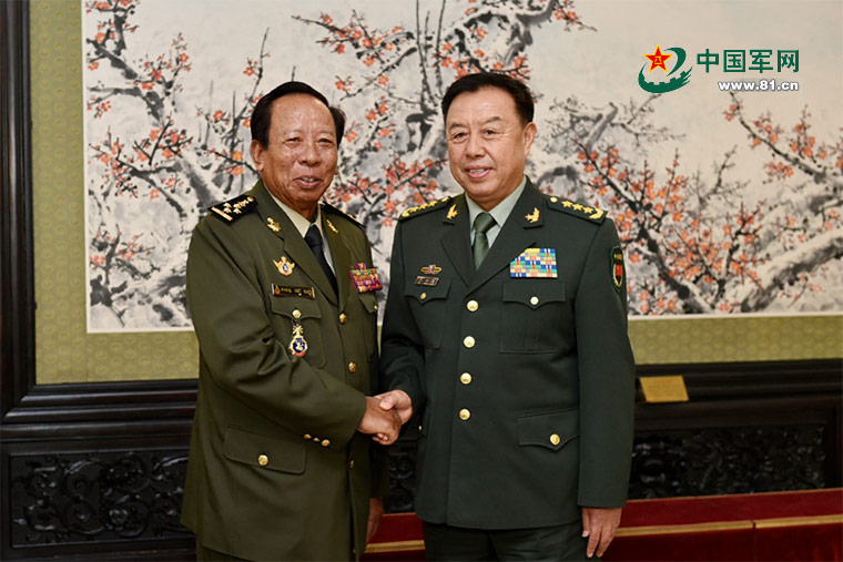 范长龙会见柬埔寨副首相兼国防大臣
