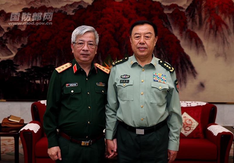 范长龙会见越南国防部副部长