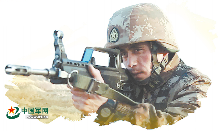 茫茫沙尘中枪响靶落,他的子弹长着眼睛!