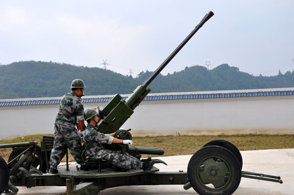 镇远县组织气象民兵进行综合技能大比武