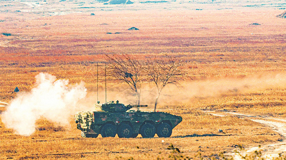 陆军某旅开展实弹射击训练