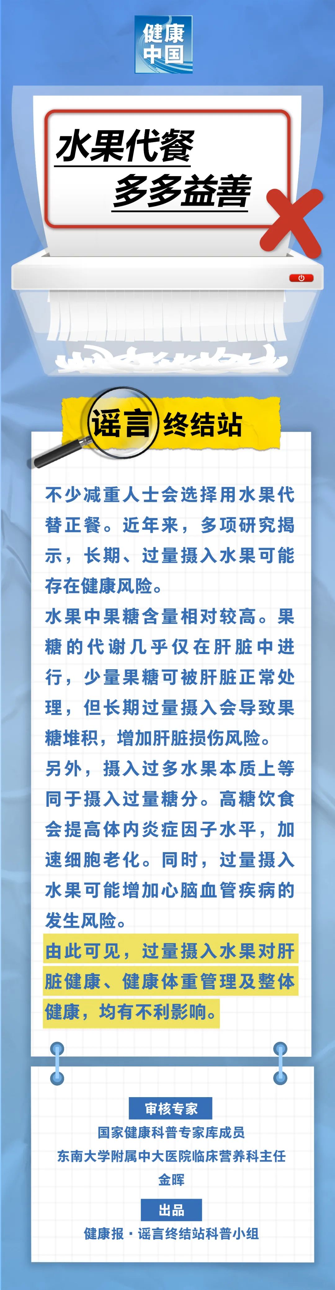 取代水果食品，您越多好……是真的吗？ ｜八卦