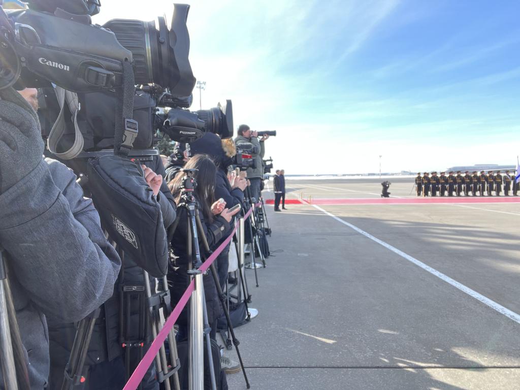 现场图片，习近平受到俄方隆重欢迎(图3)