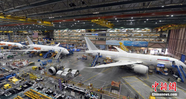 探访世界最大飞机组装工厂:波音公司埃弗雷特