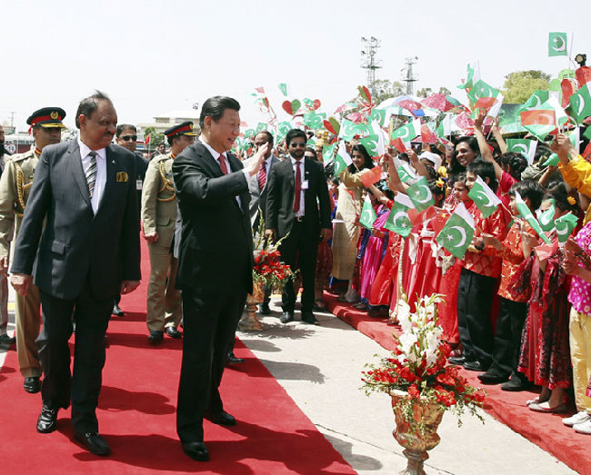 习近平访问巴基斯坦