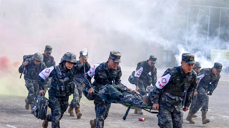 武警甘肃总队医院开展卫勤专业全要素演练锤炼战救技能