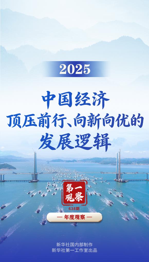 第一观察丨2025，中国经济顶压前行、向新向优的发展逻辑