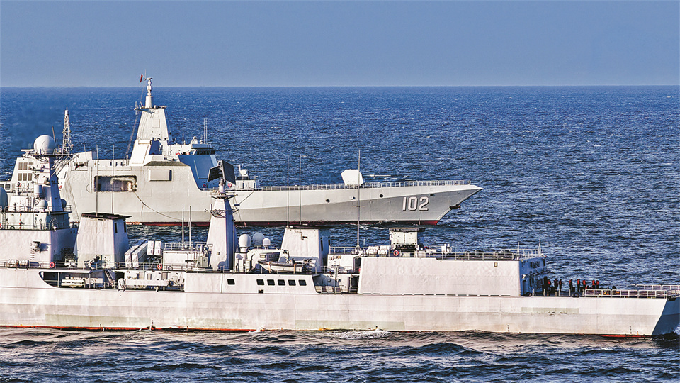 双舰蹈海 协同砺剑