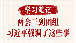 学习笔记丨两会三到团组，习近平强调了这些事