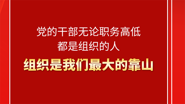 忠诚于党的信仰、党的组织、党的事业