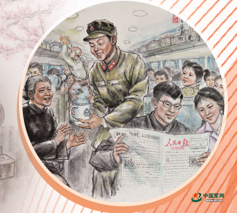 丹青寄深情 笔墨绘英雄她用画笔弘扬雷锋OB电竞官网精神(图6)
